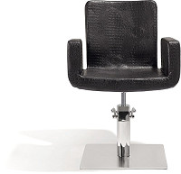  Sibel Attractio Styling Chair Croco Black / Square Base 