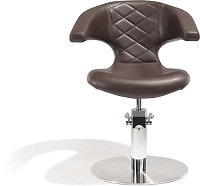  Sibel Sensualis Styling Chair Brown / Round Base 