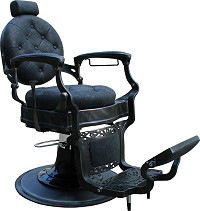  Barburys Barber Chair Malone in Retro Black Outer Material by Sibel 