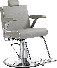  XanitaliaPro Hair Majorca Grey Barber Chair 