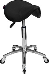  Hairway Stylists saddle stool »Profi« black 