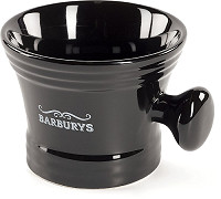  Barburys Garibaldi Porcelain Shaving Mug / Black 