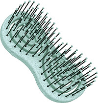 Hairway Wellness hair brush Organica light blue