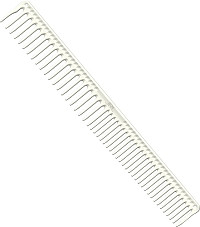 JRL J306 Long Round Tooth Comb 9" White