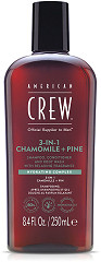  American Crew 3-In-1 Chamomile & Pine 250 ml 