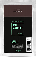  Hair Sculptor Hair Building Fibers Refill Dark Brown 25 g 