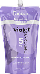  Fanola No Yellow Color Creme Oxidant Violet 5 Vol - 1,5% 1000&nbsp;ml 