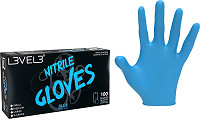 L3VEL3 Nitrile Gloves Small Blue