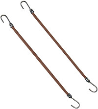 Efalock Elastic hair bands brown