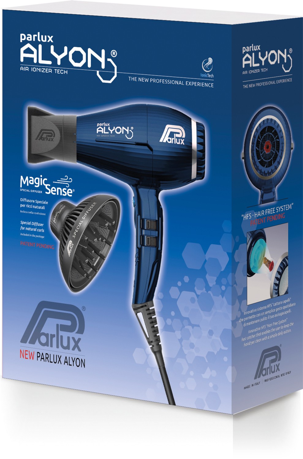  Parlux Alyon Ionic Night Blue with MagicSense 