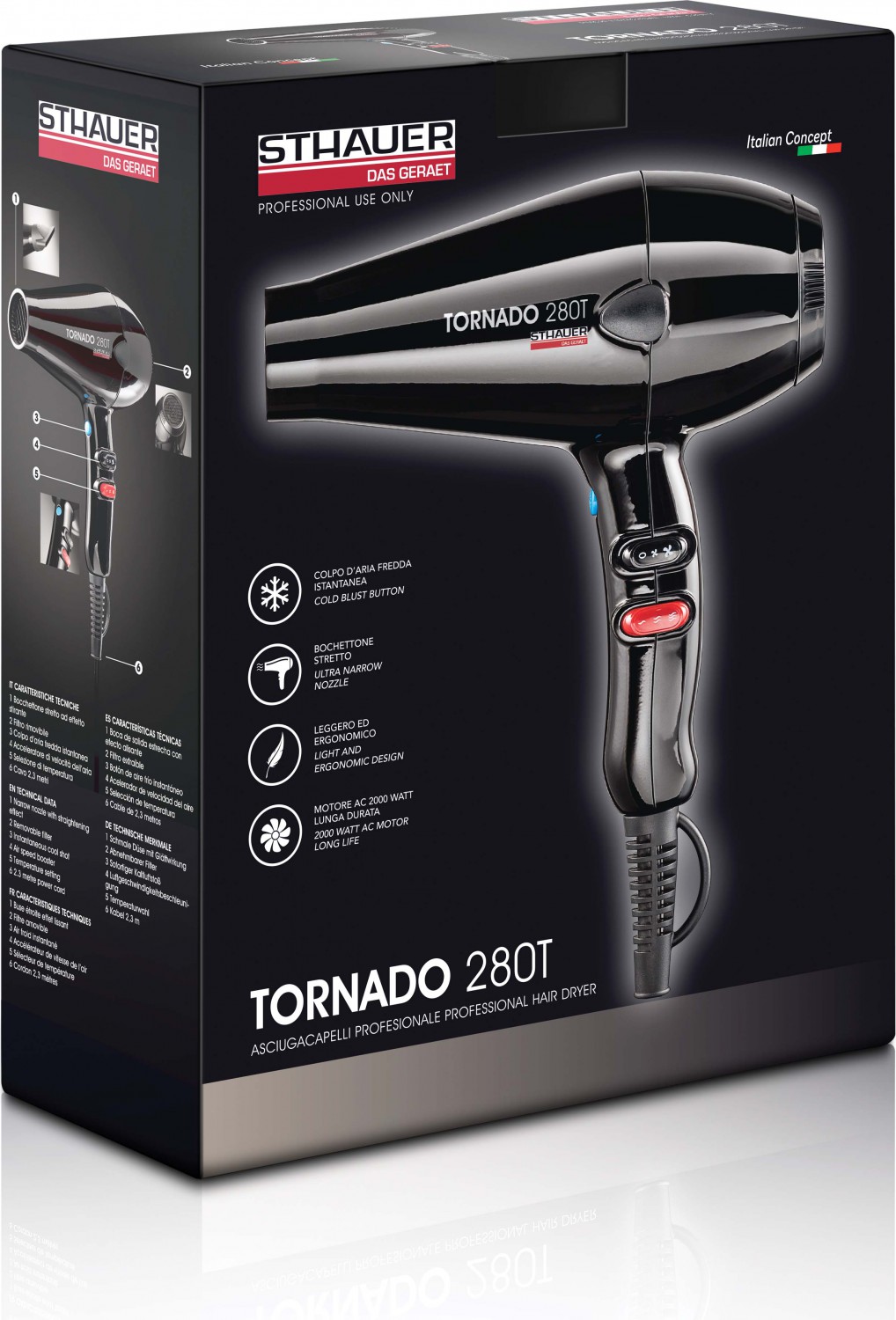  XanitaliaPro Tornado 280T from Sthauer in Black 