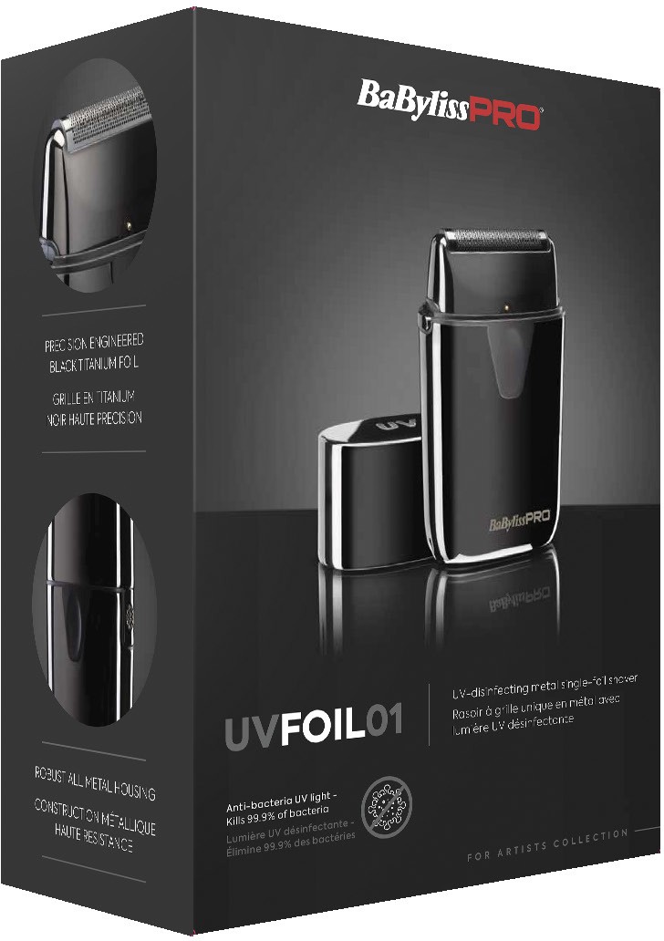 BaByliss PRO Single UV Foil Shaver 