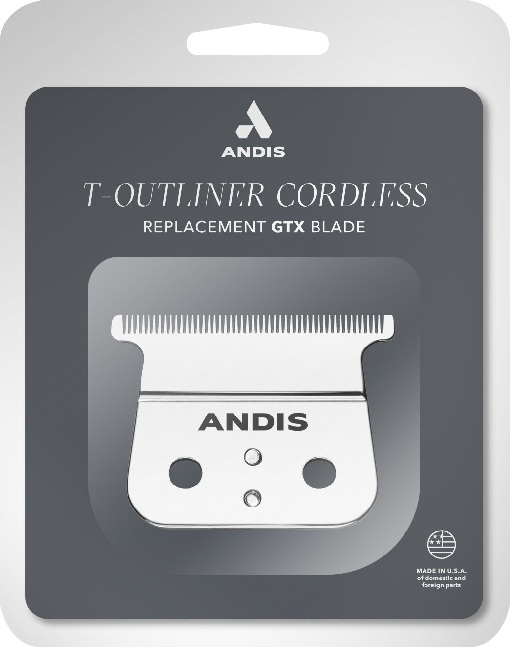  Andis Cordless T-Outliner Li GTX Carbon Steel Blade 