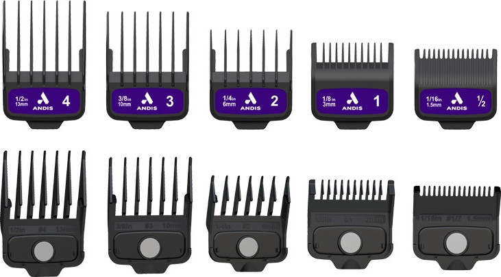  Andis AMP'D Magnetic Comb Set 