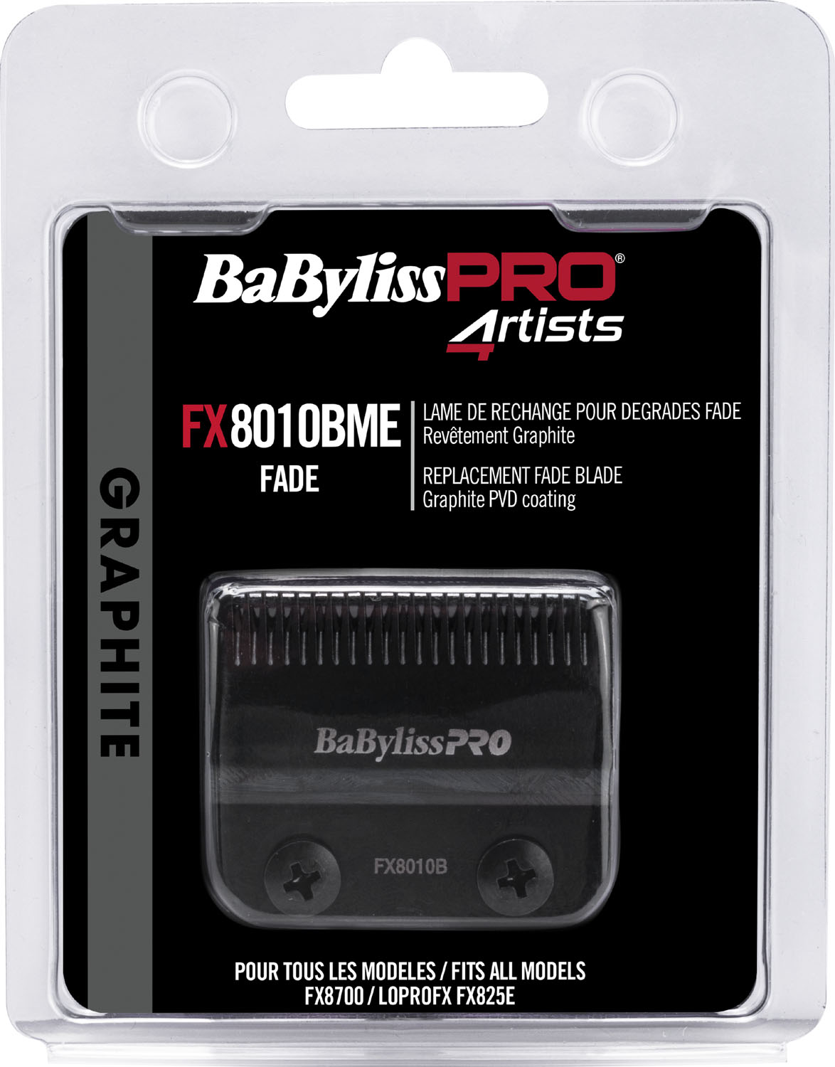  BaByliss PRO 4Artists Graphite Fade Blades 