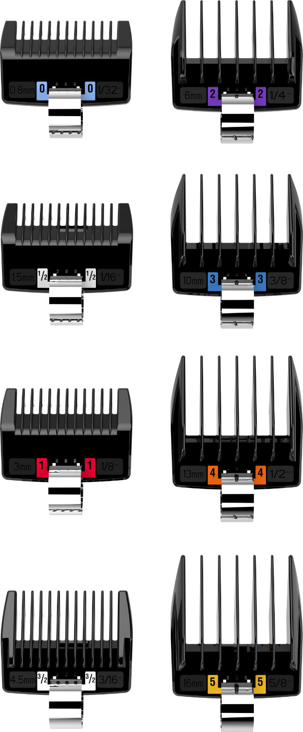  JRL Clipper Combs Set Guard 3 