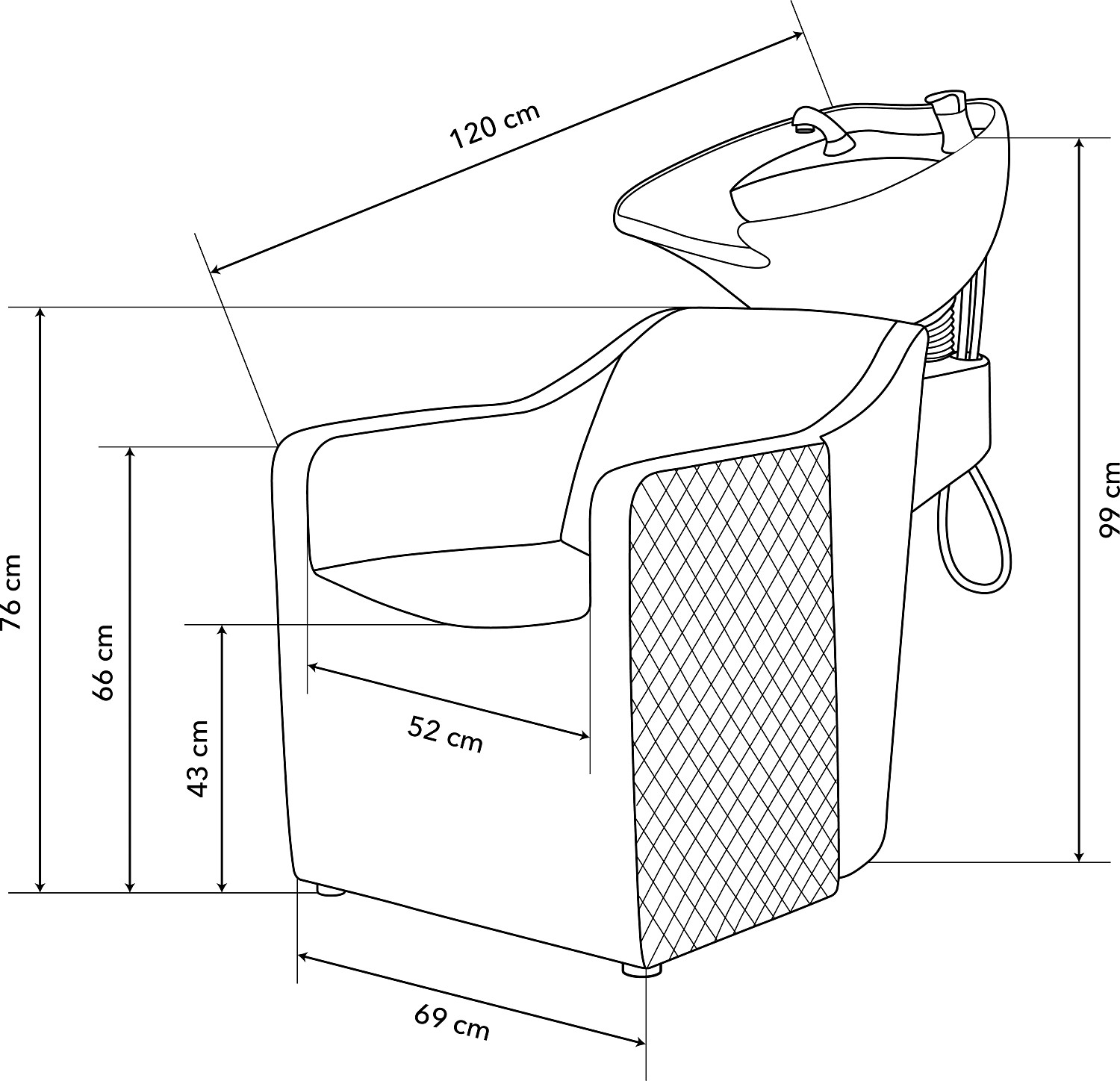  Sibel Magnus Washing Unit Black 