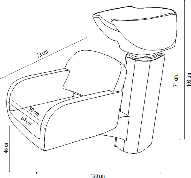  Original Best Buy Best Buy- Opera Backwash Unit Complete / Chair Black 