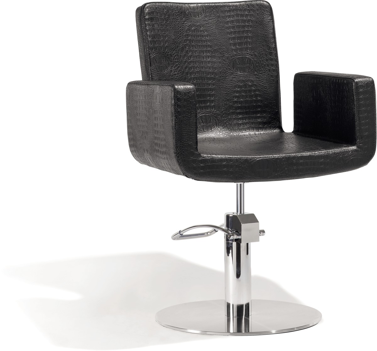  Sibel Attractio Styling Chair Croco Black / Round Base 