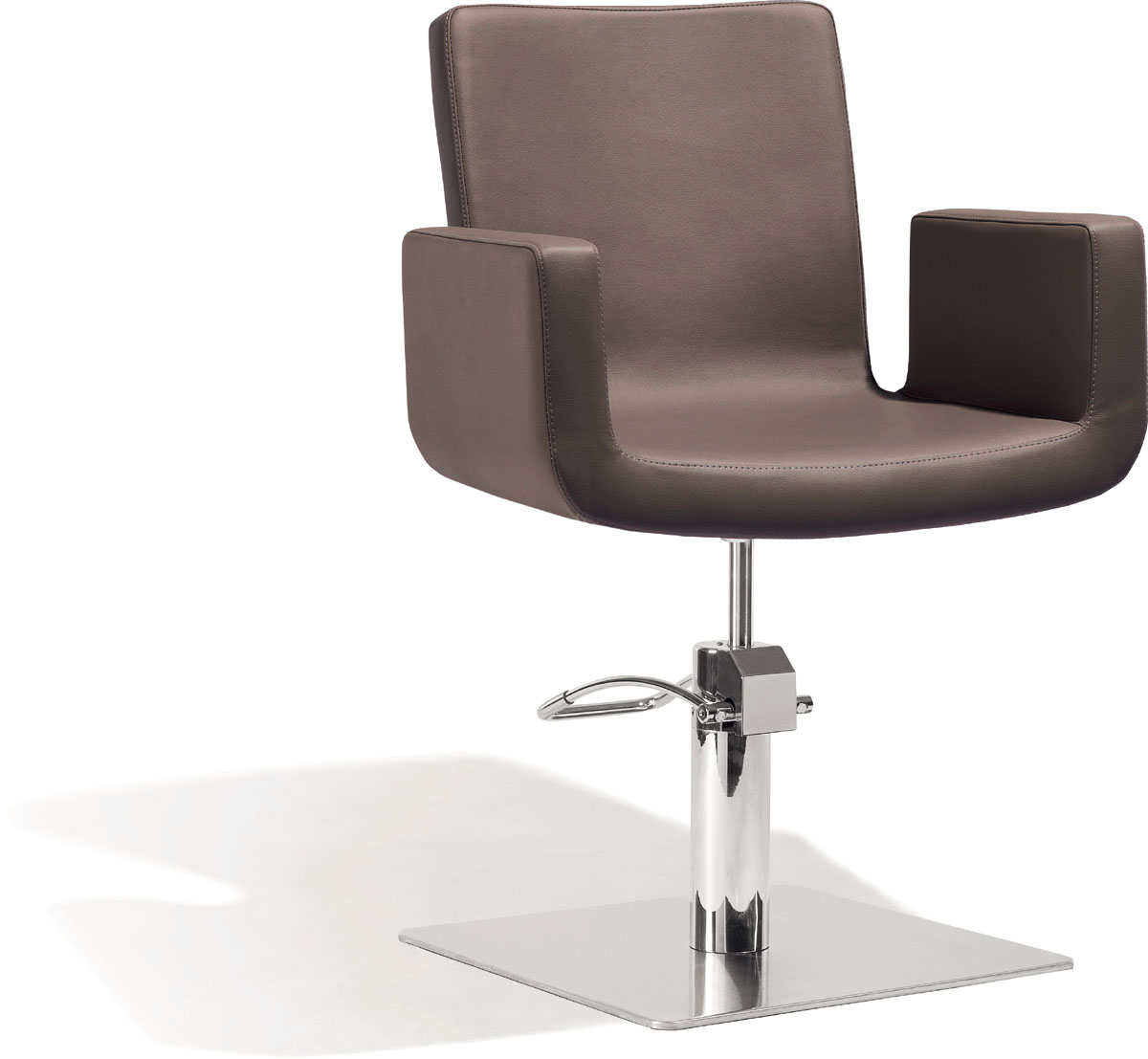  Sibel Attractio Styling Chair Brown / Square Base 