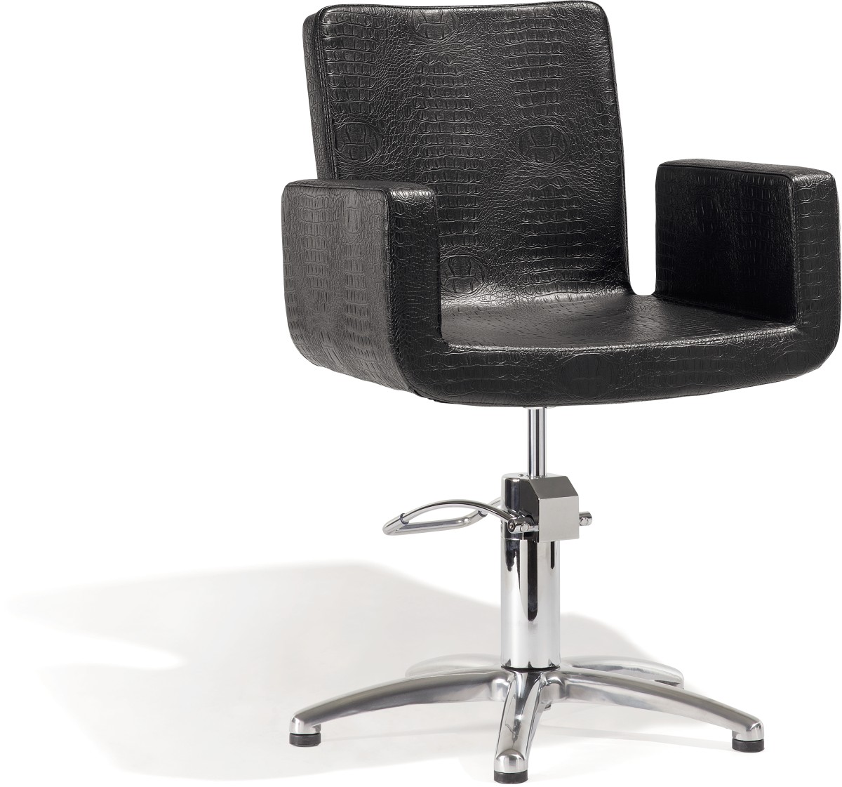  Sibel Attractio Styling Chair Croco Black / 5-Star-Base 