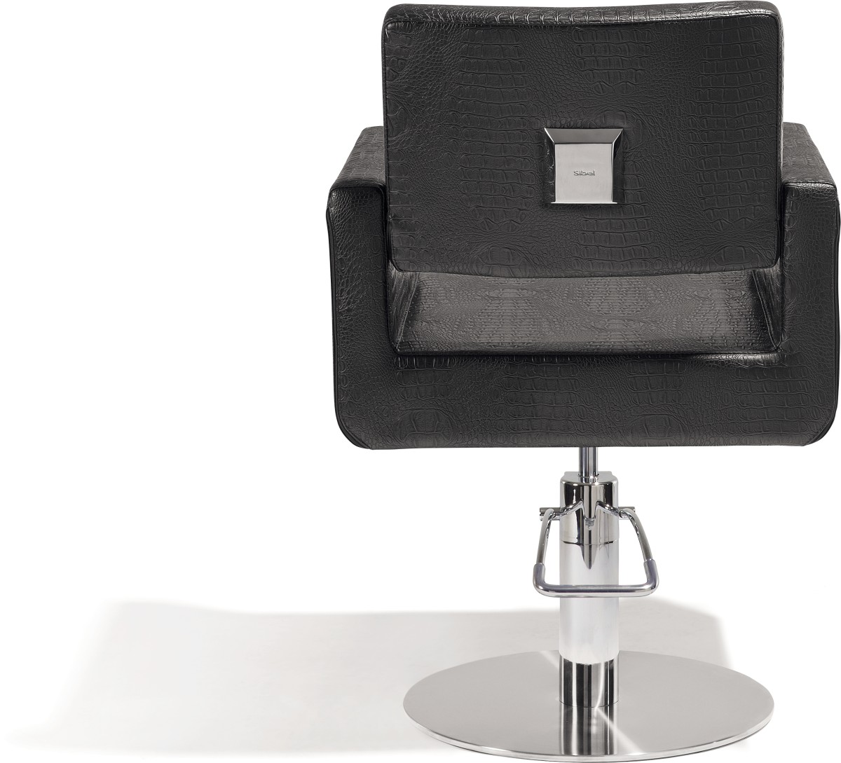  Sibel Felicitas Styling Chair Croco Black / Round Base 