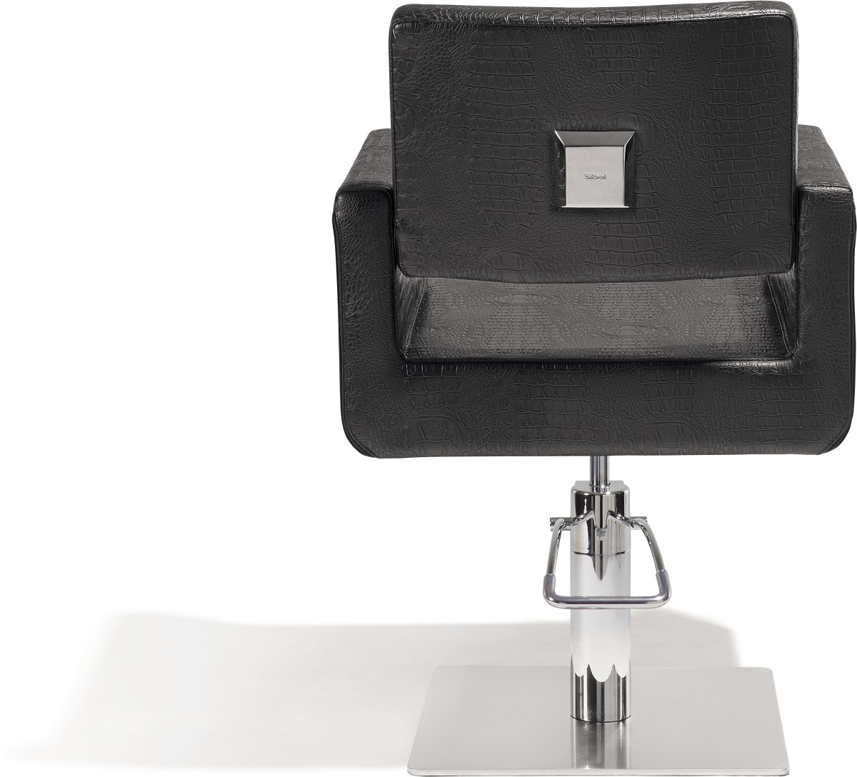  Sibel Felicitas Styling Chair Croco Black / Square Base 