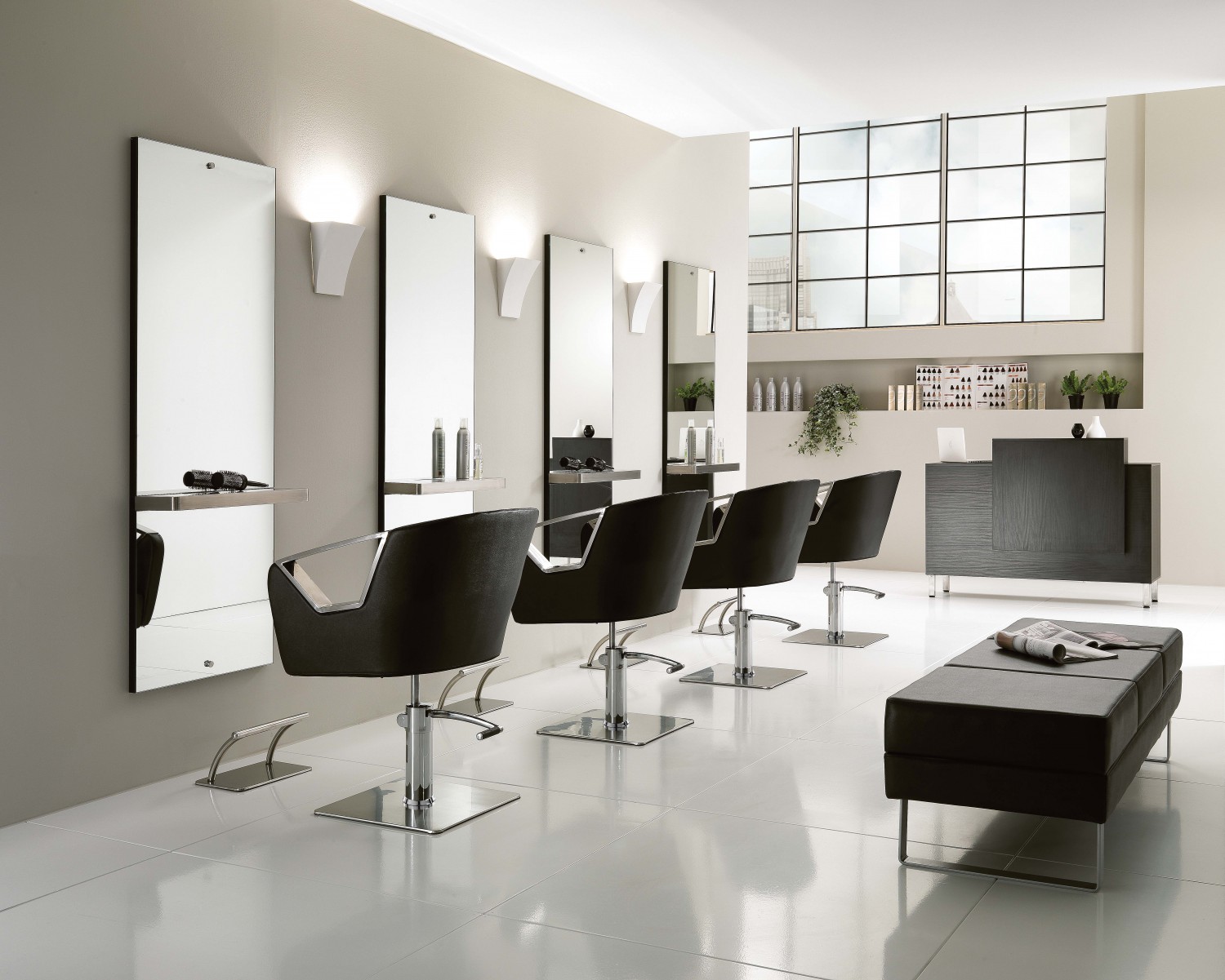  XanitaliaPro Hair Astra Black Hairdressing Chair 