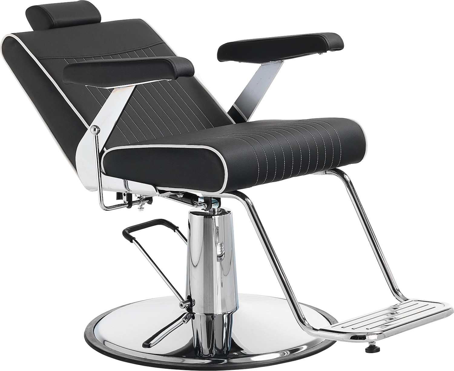  XanitaliaPro Hair Majorca Black Barber Chair 
