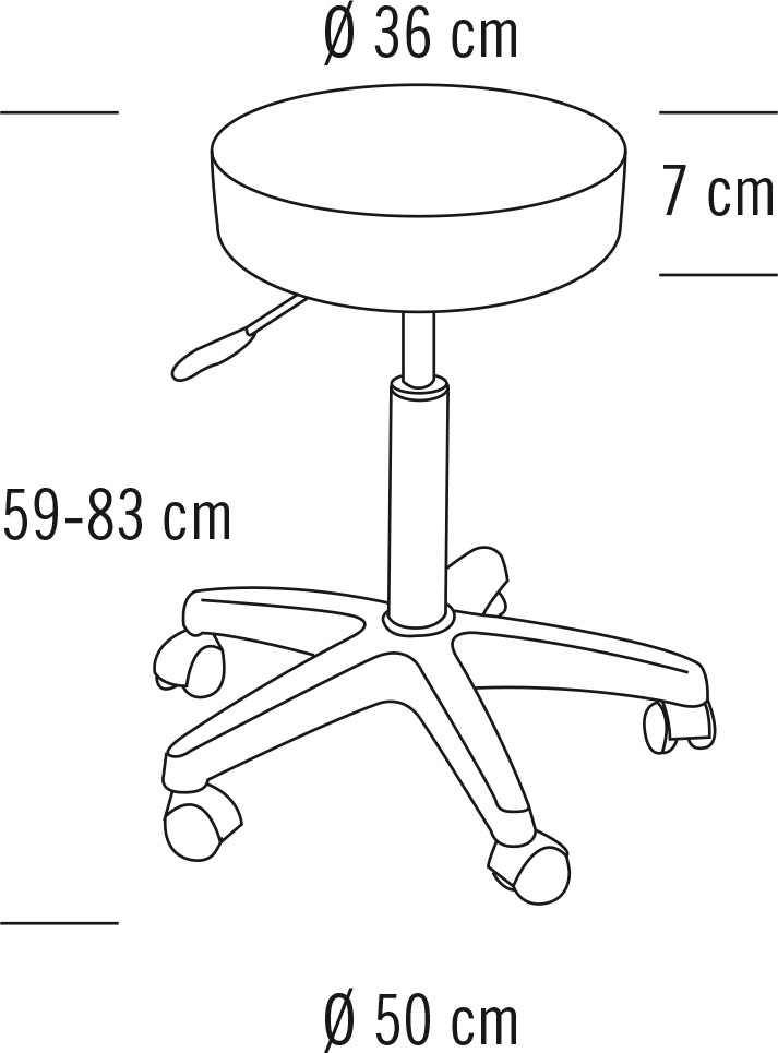  Original Best Buy Hairdresser&rsquo;s stool 
