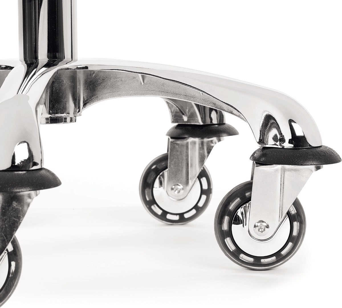  Sibel RollerCoaster Eccentric rolling stool - silver metallic 