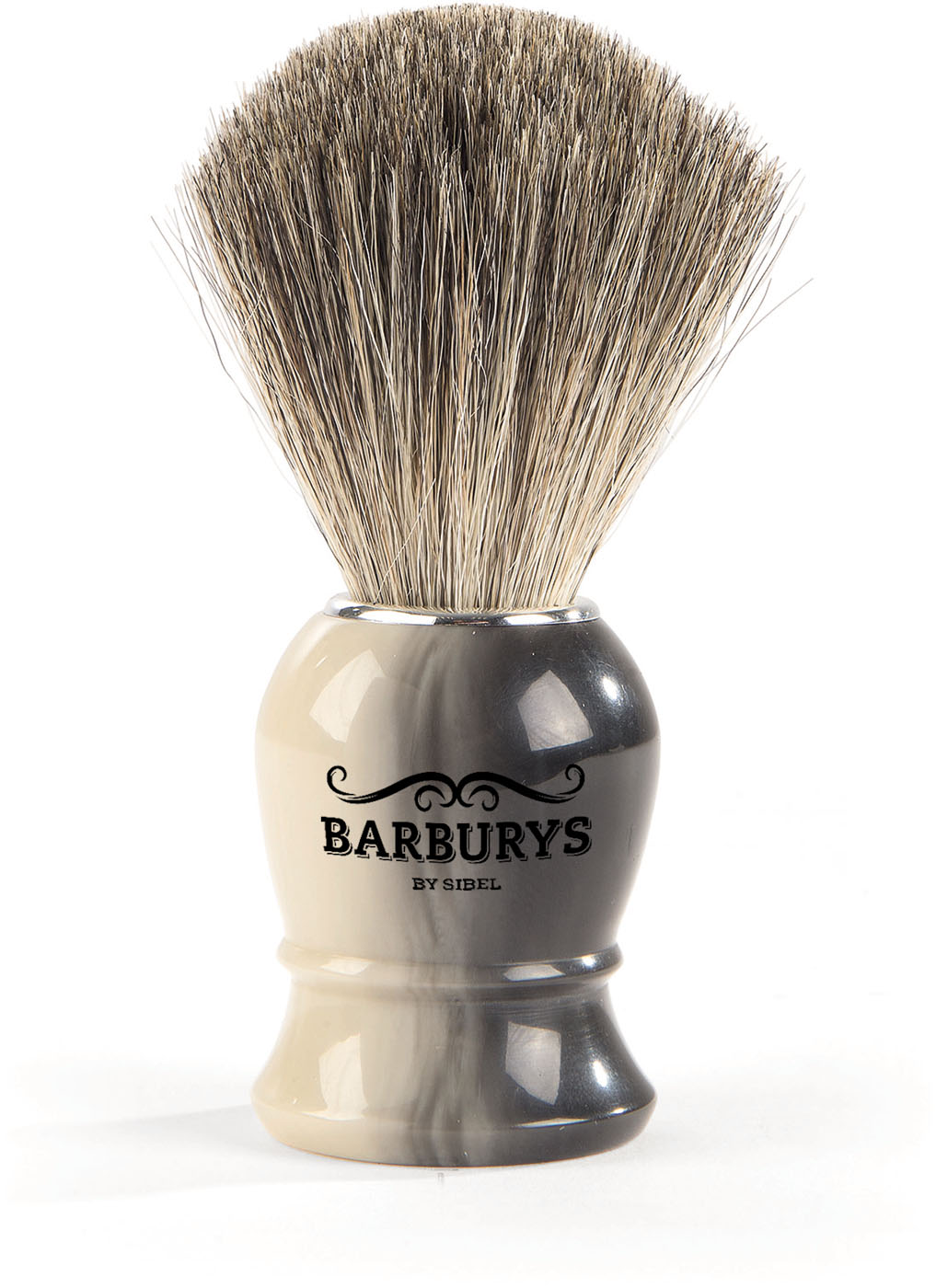  Barburys Grey Horn Shaving Brush &Oslash; 21 mm 