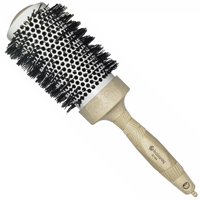  Hairway Thermo brush Organica with Detangling Tip Beige &Oslash; 53/73 mm 