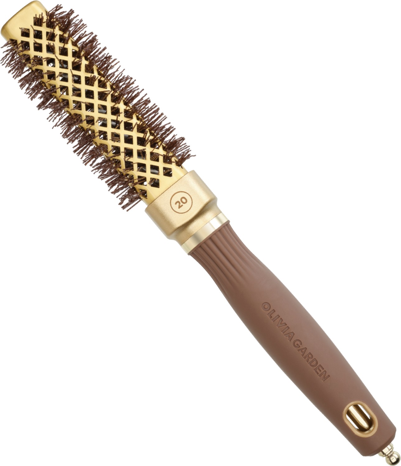  Olivia Garden Expert Blowout Straight Gold & Brown 20 mm 