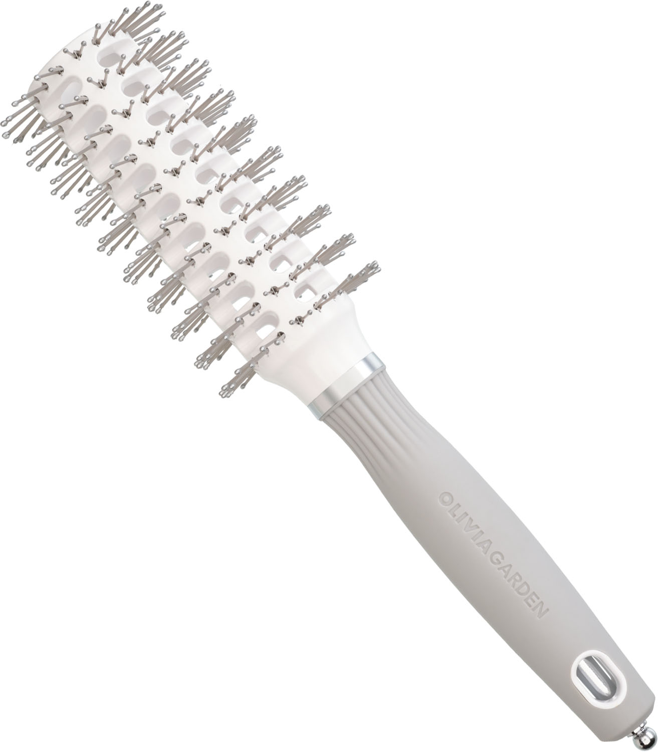  Olivia Garden Expert Blowout Vent White & Grey 30 mm 