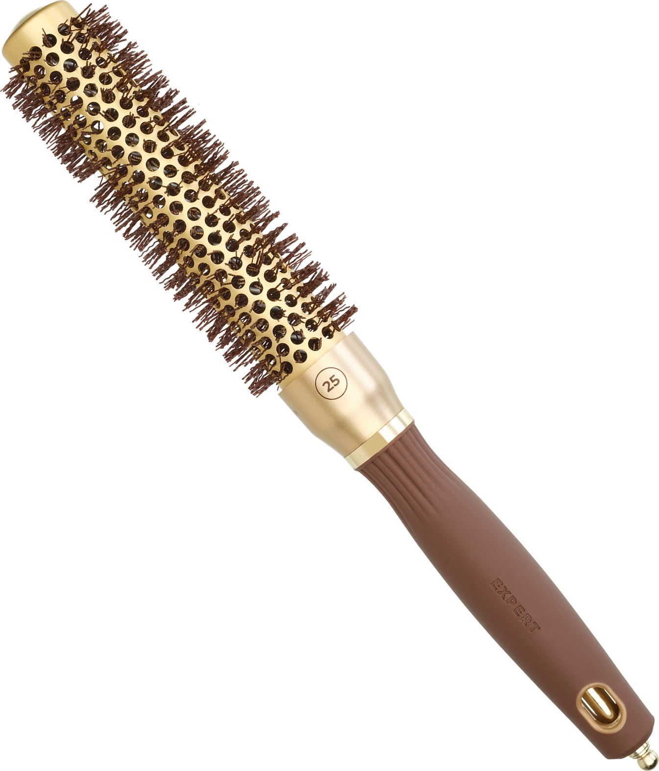  Olivia Garden Expert Blowout Speed Wavy Bristles Gold Brown 25 mm 