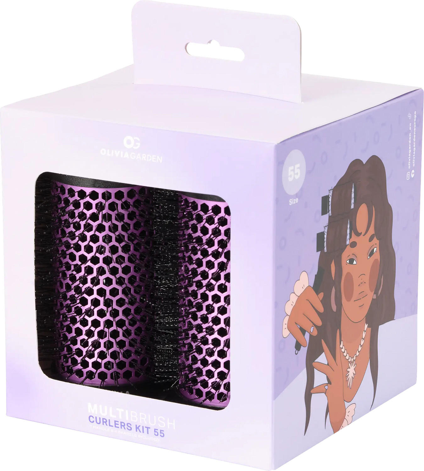  Olivia Garden Multibrush Set of 4 &Oslash;55 mm 