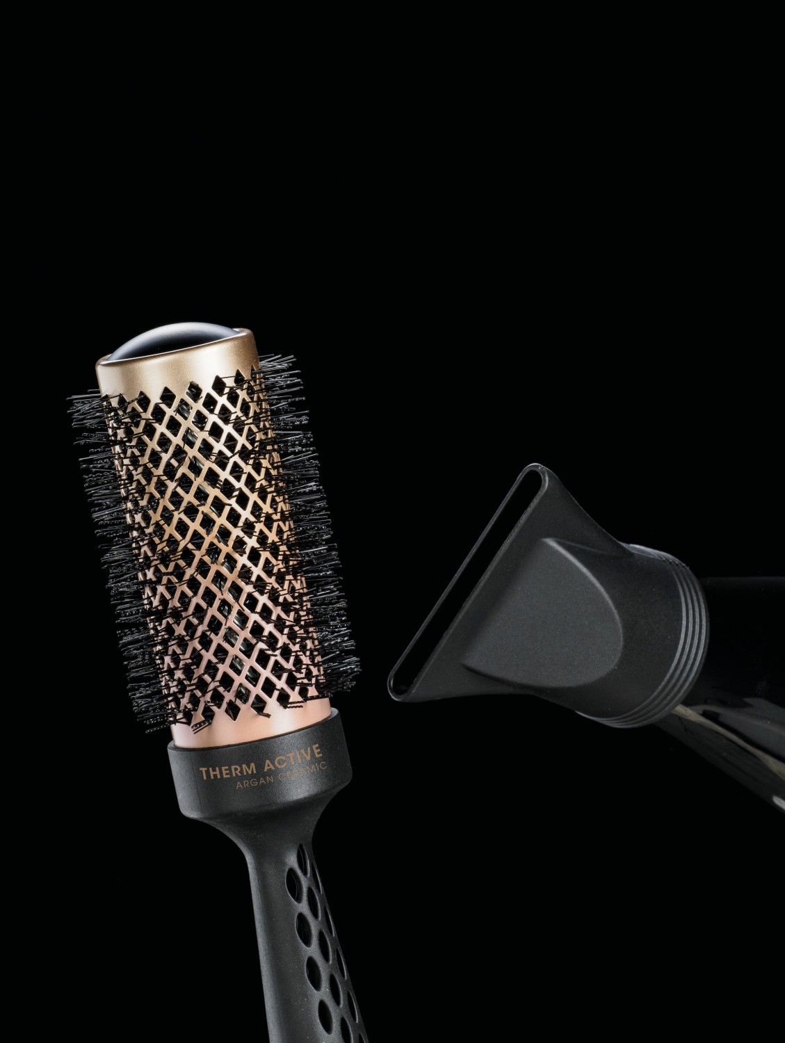  XanitaliaPro Thermactive Carbon Argan Magic Thermalbrush 