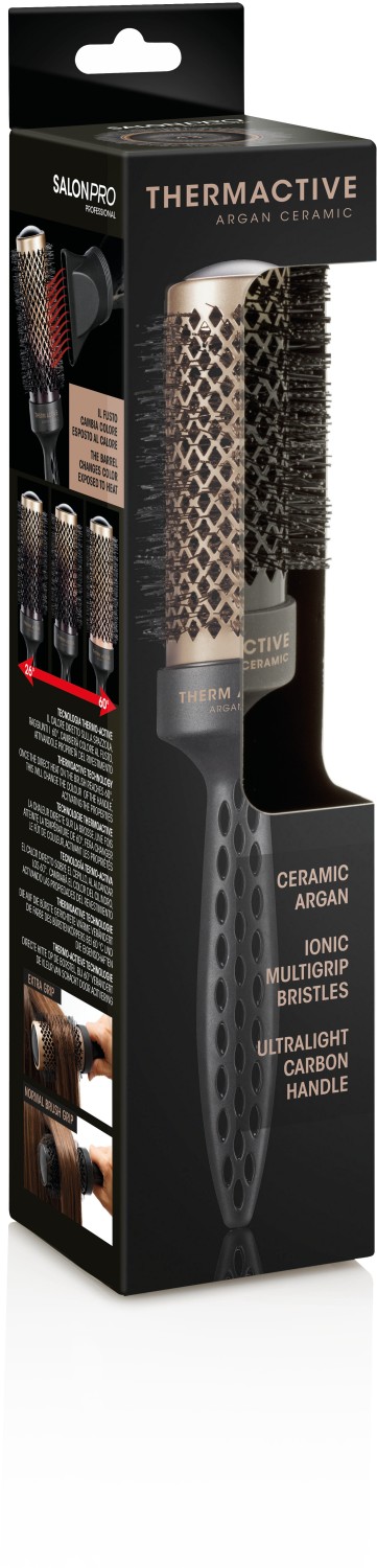  XanitaliaPro Thermactive Carbon Argan Magic Thermalbrush 