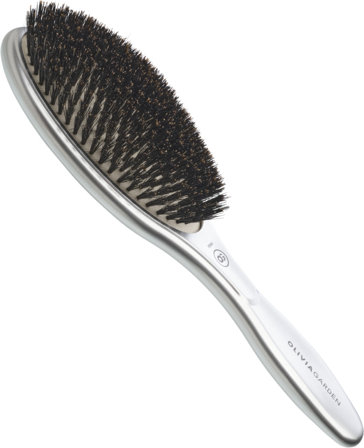  Olivia Garden Expert Care Oval Silver with boar bristles 