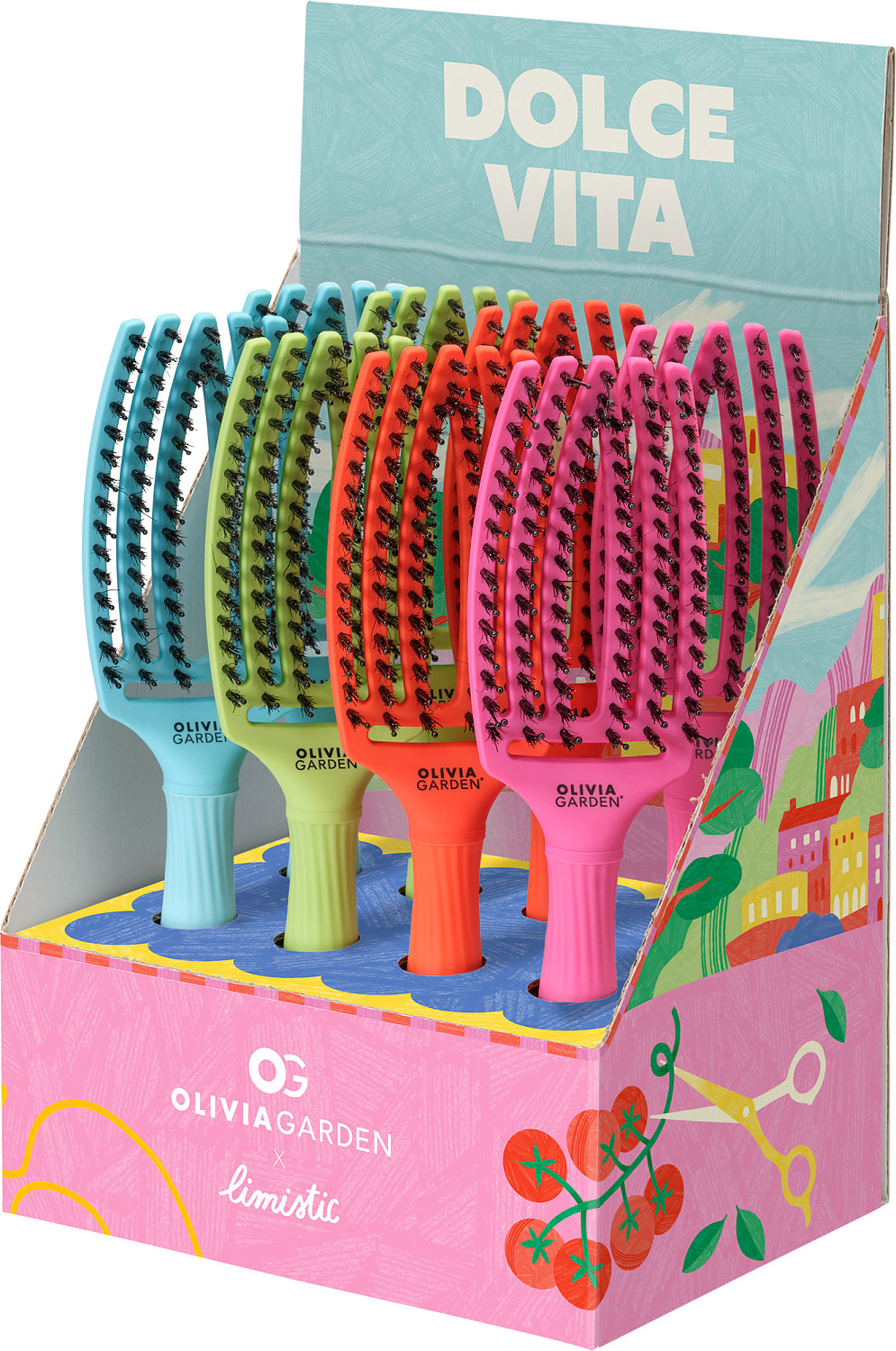  Olivia Garden Set Fingerbrush Combo Medium Dolce Vita 