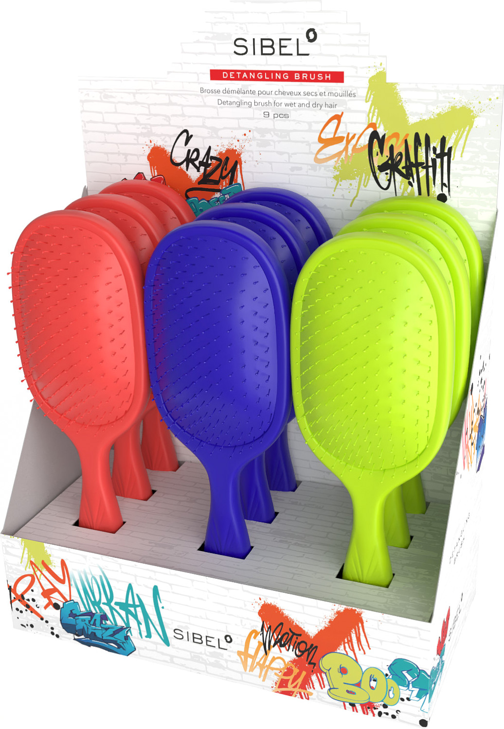  Sibel Wet Brush Graffiti FW25 Set of 9 