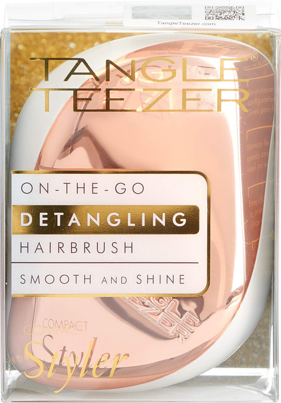  Tangle Teezer Compact Styler Ivory Rose Gold 