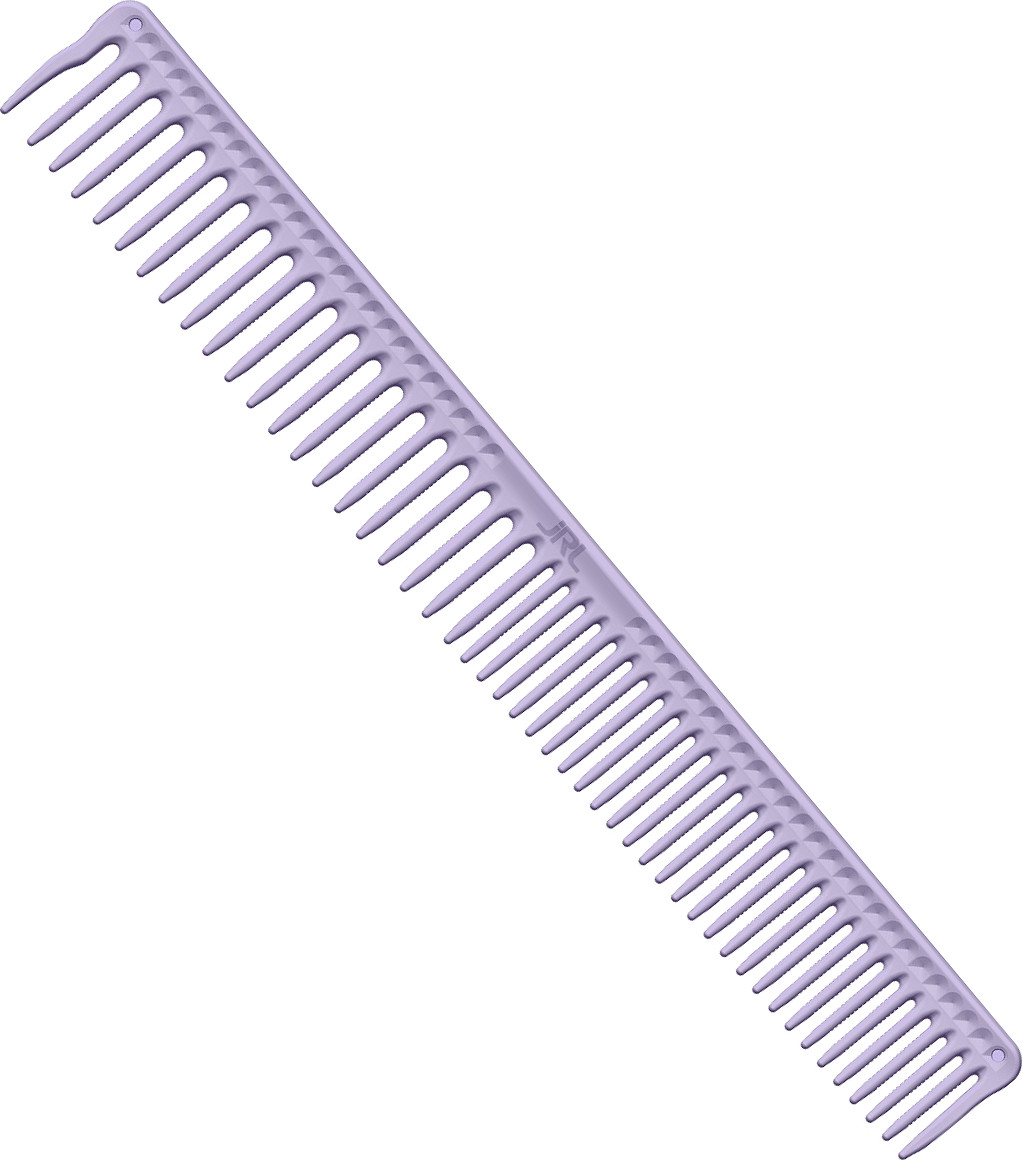  JRL J306 Long Round Tooth Comb 9" Purple 