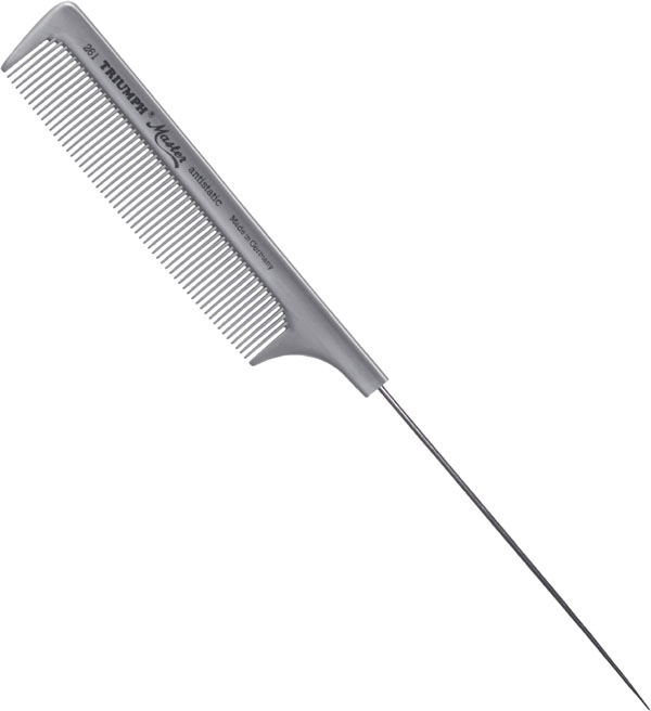  Triumph Master Pin Tail Comb 8,5", silver metallic, Nr. 95/261 