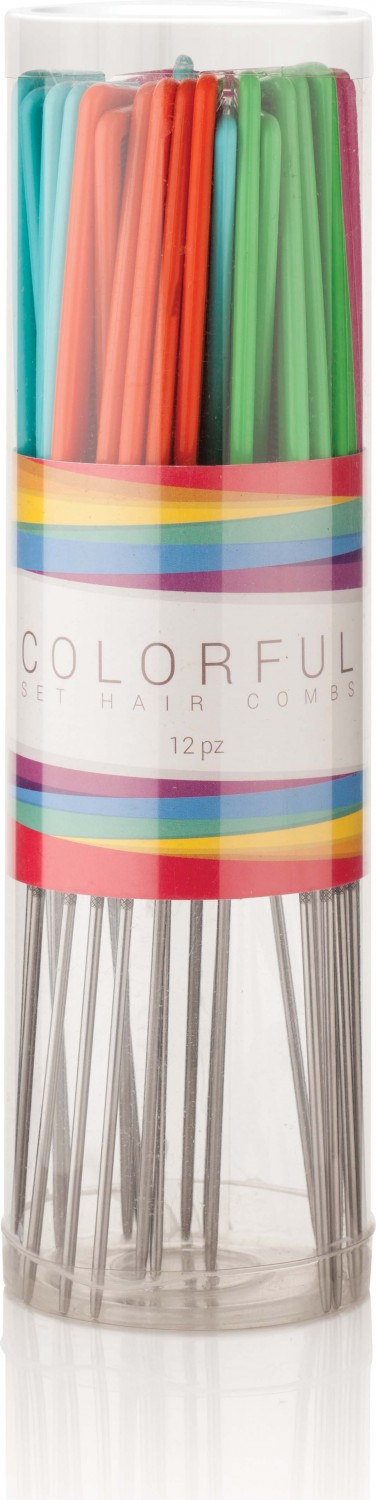 XanitaliaPro Colorful Abs Metal Tail Combs Set 