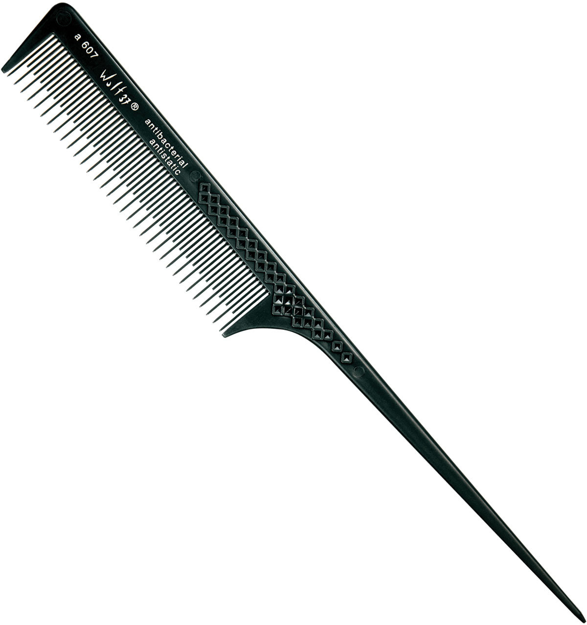  Triumph Master Wolf37 Tail Comb 8.5" Black, No. A 607 