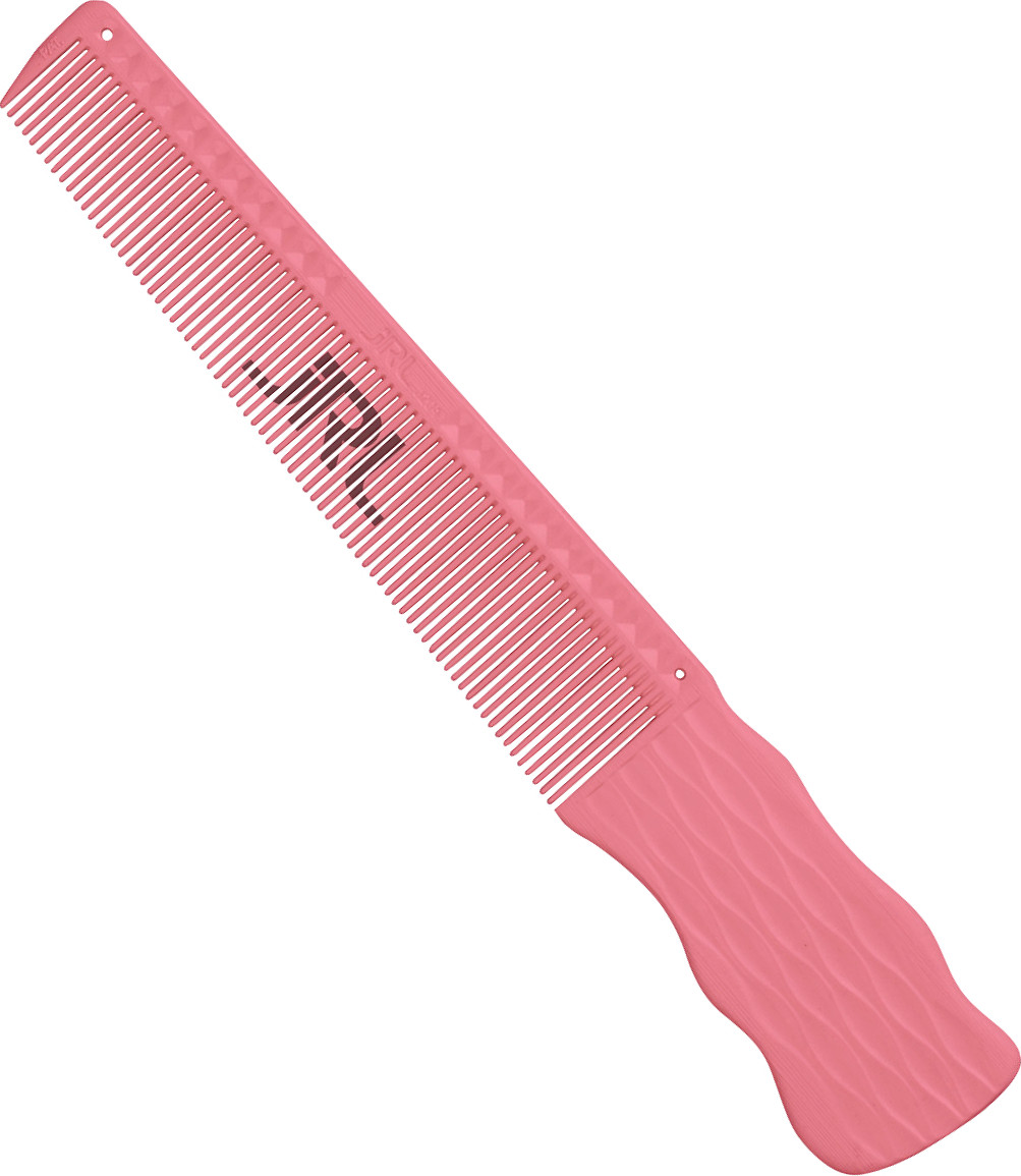  JRL Barber hair cutting comb 6.5" Pink 
