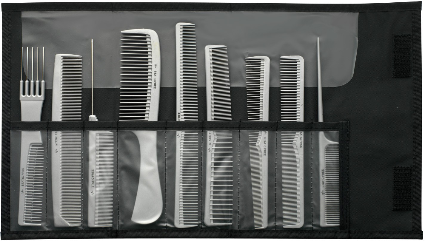  Comair Comb set Ionic static Free Grey 