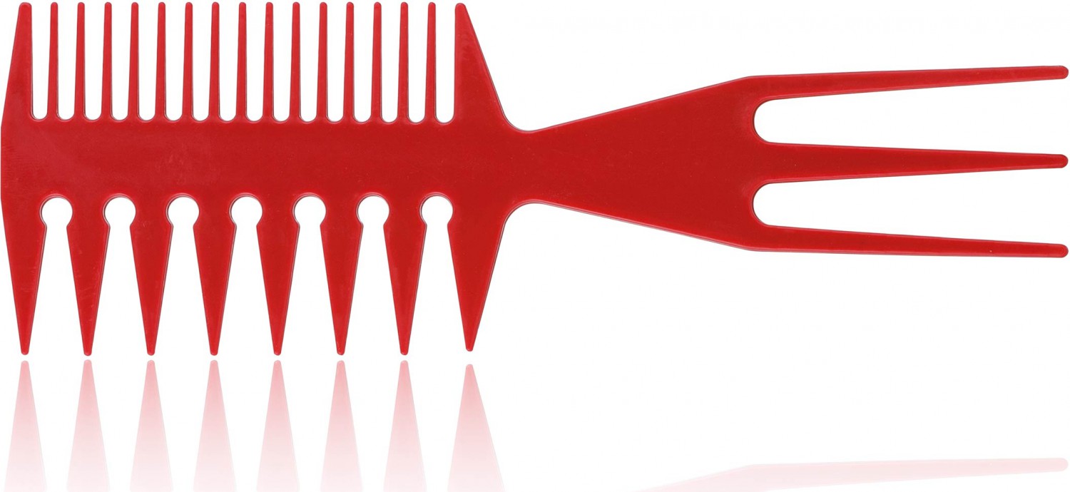  XanitaliaPro Beard and Hair Comb Set Red 